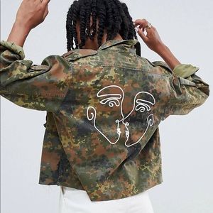 Reclaimed Vintage Camo Jacket